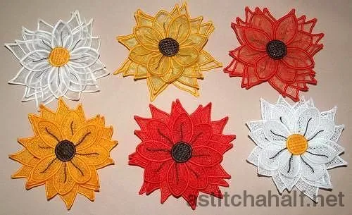 3d Silk Sunflower
