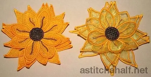 3d Silk Sunflower