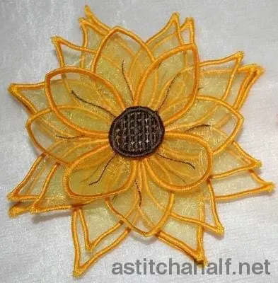 3d Silk Sunflower