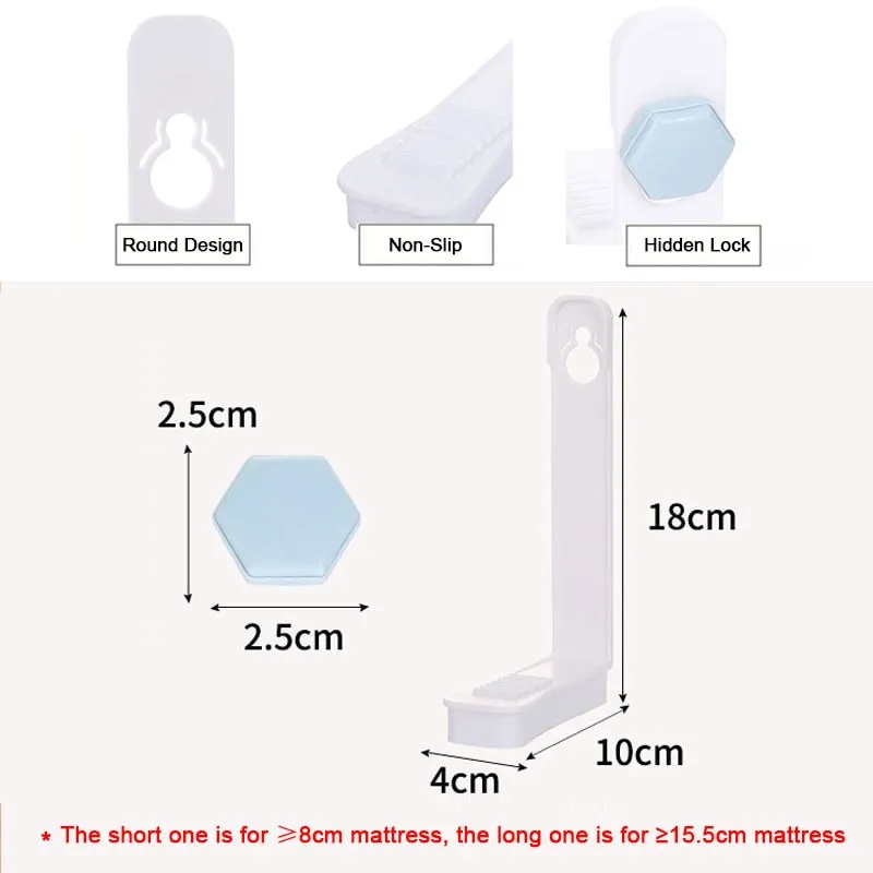 4Pcs/Set Bed Sheet Clip