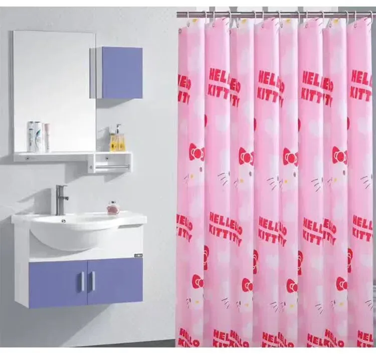 Kawaii Hello Kitty Shower Curtains