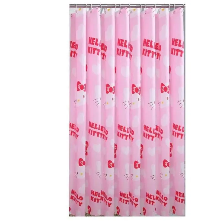Kawaii Hello Kitty Shower Curtains