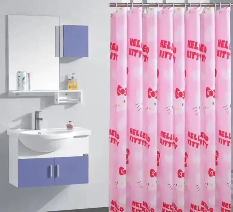 Kawaii Hello Kitty Shower Curtains