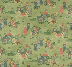 Linwood Wild Life Issa Velvet  -  Natural Green