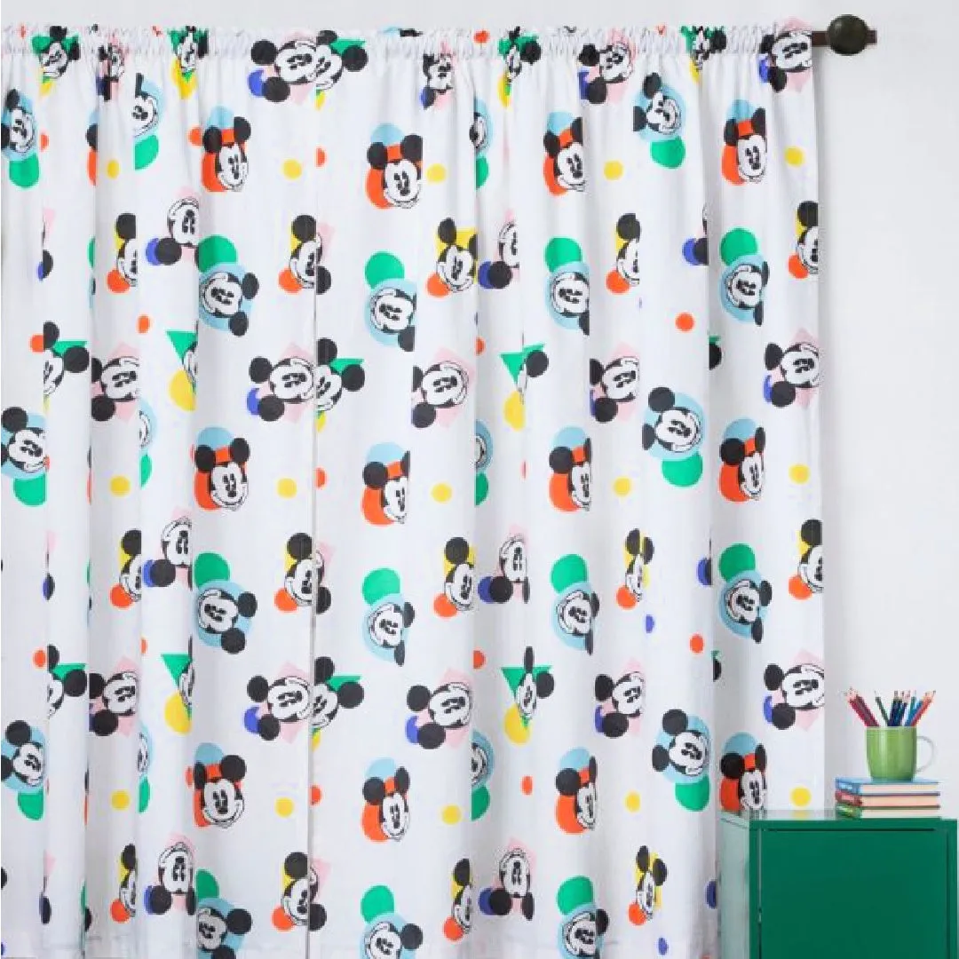 MICKEY MOUSE Curtains - White