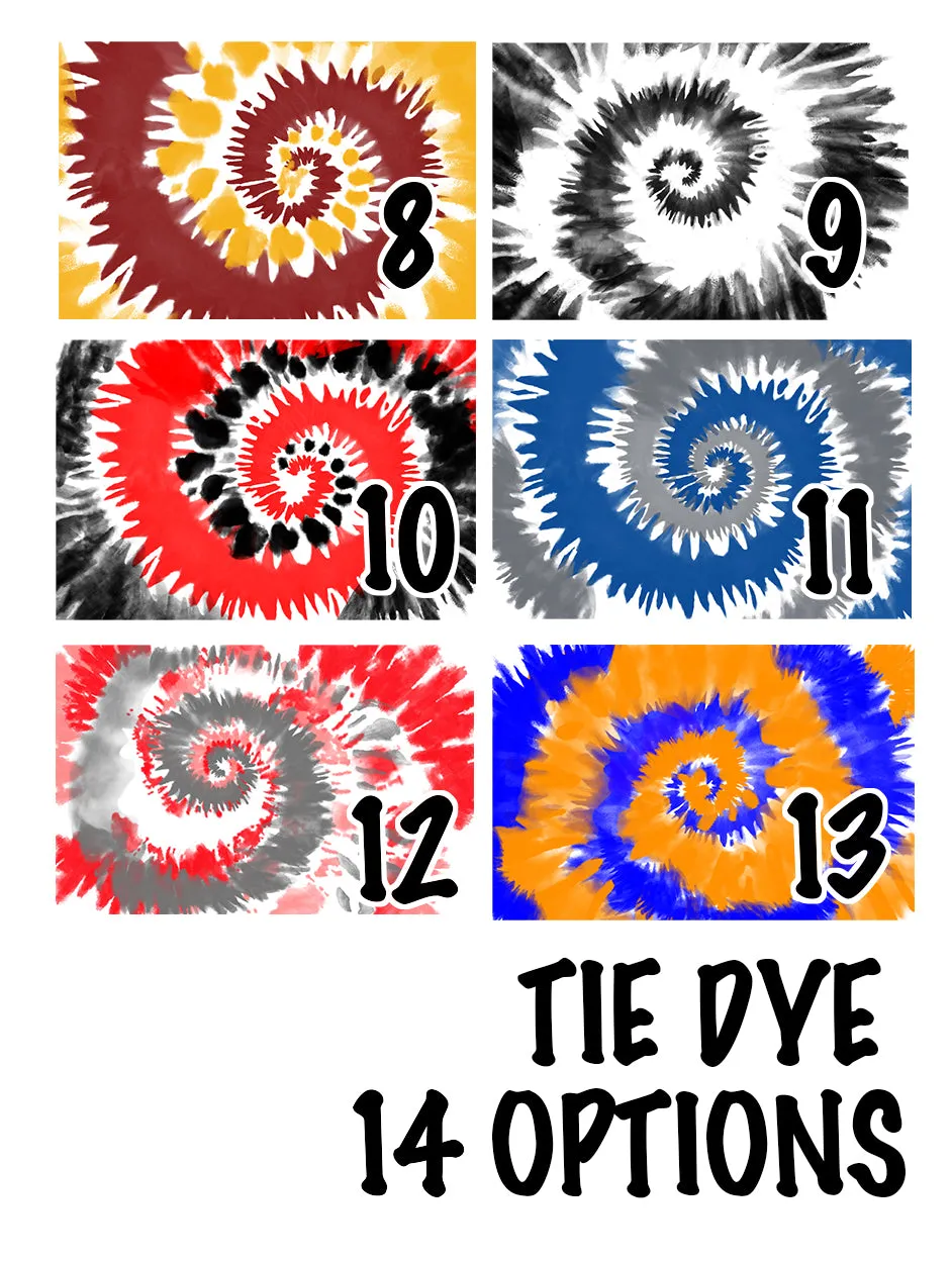 Paw Custom Slides / Sandals -Tie Dye
