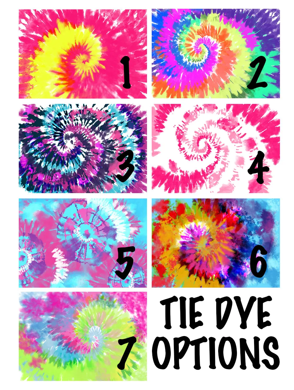 Paw Custom Slides / Sandals -Tie Dye