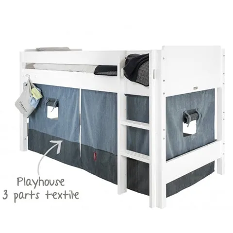Playhouse Textile Denim/Navy Blue (for Semi Loft Bed) - Clearance