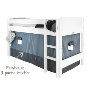 Playhouse Textile Denim/Navy Blue (for Semi Loft Bed) - Clearance