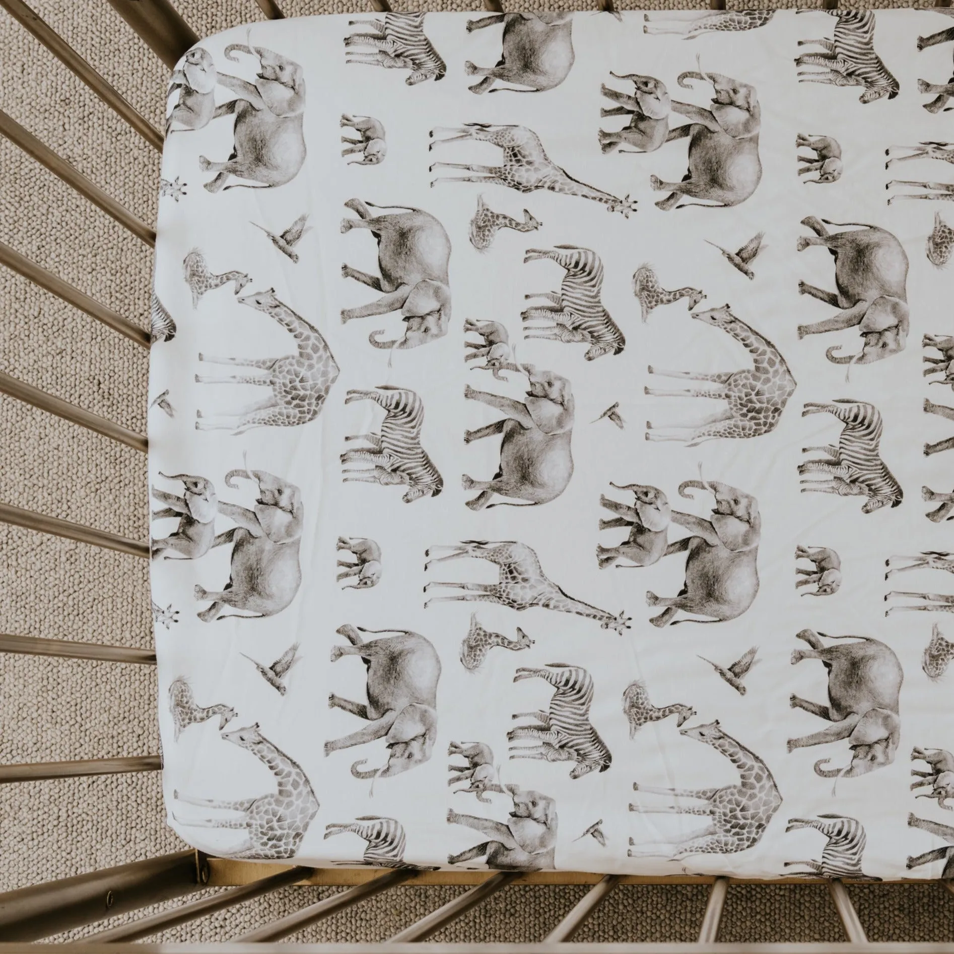 *PRE-ORDER* Waterproof Cot Sheet - Baby Dont Herd Me