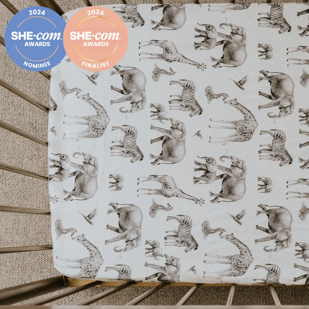 *PRE-ORDER* Waterproof Cot Sheet - Baby Dont Herd Me