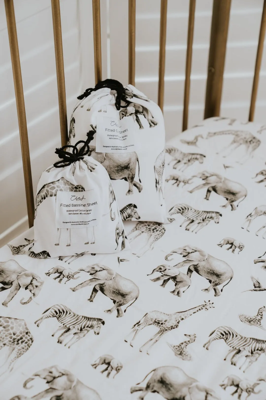 *PRE-ORDER* Waterproof Cot Sheet - Baby Dont Herd Me