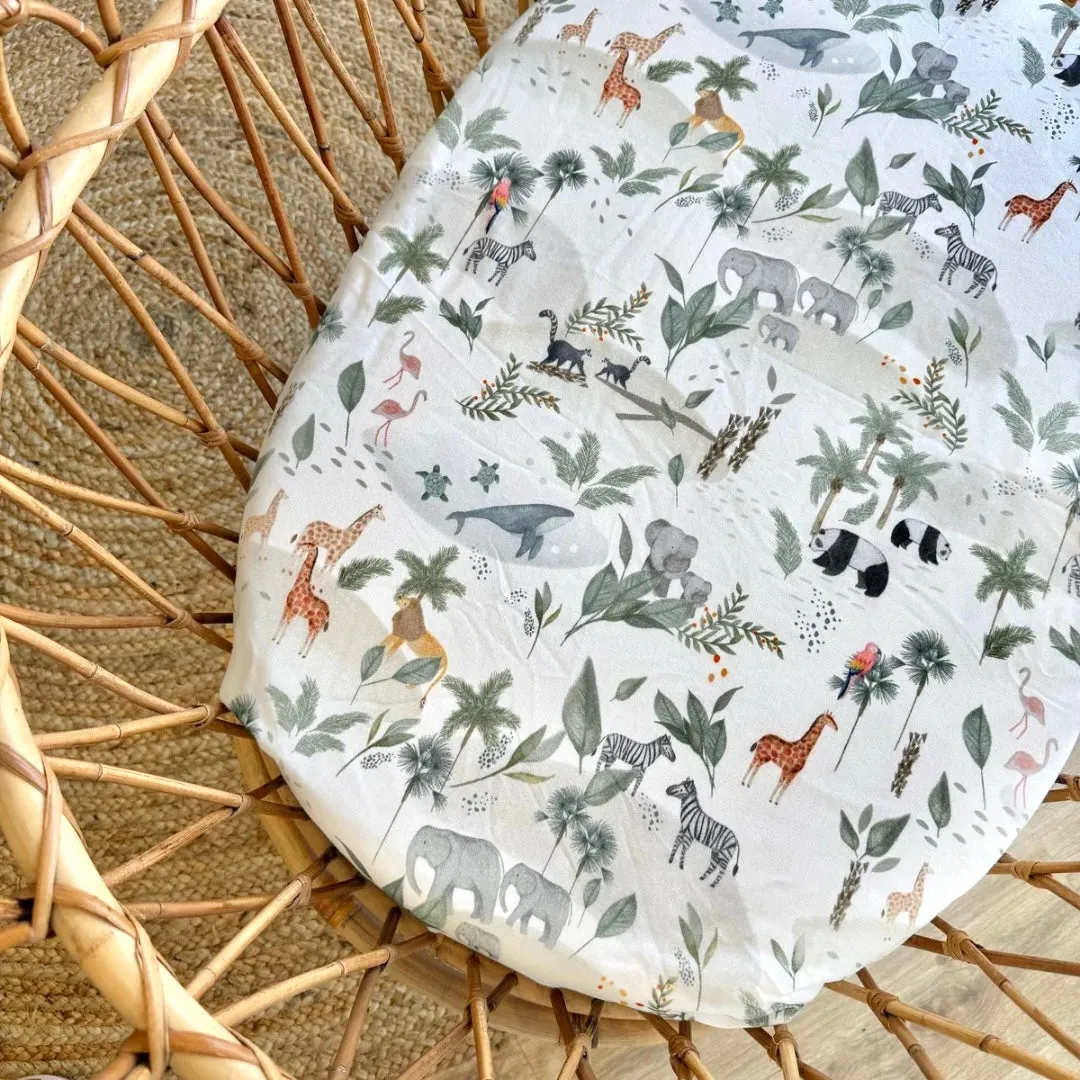 *PRE-ORDER* Waterproof Cot Sheet - Wild Ones