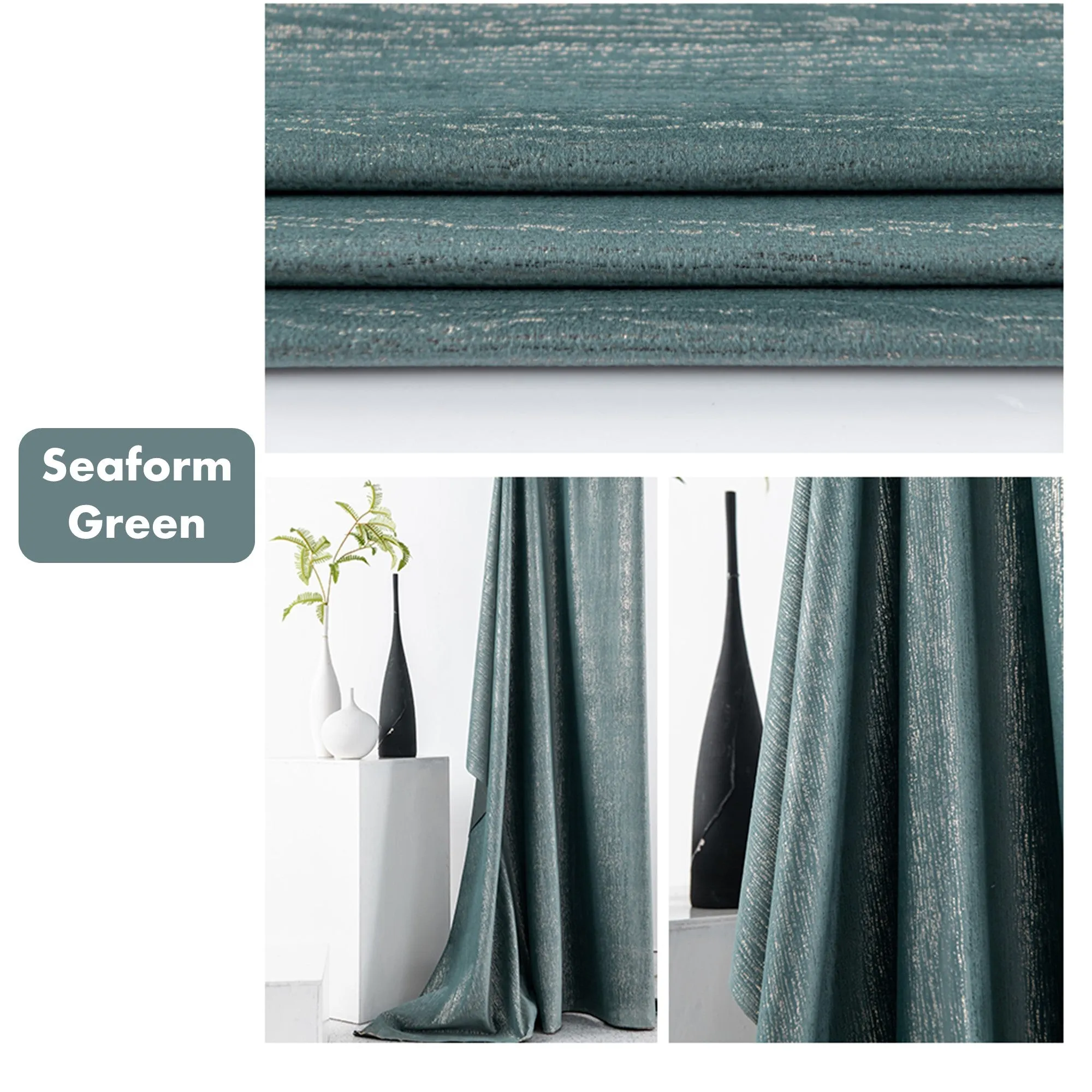 Royal Velvet with Gold Accents Window Curtains Drapery