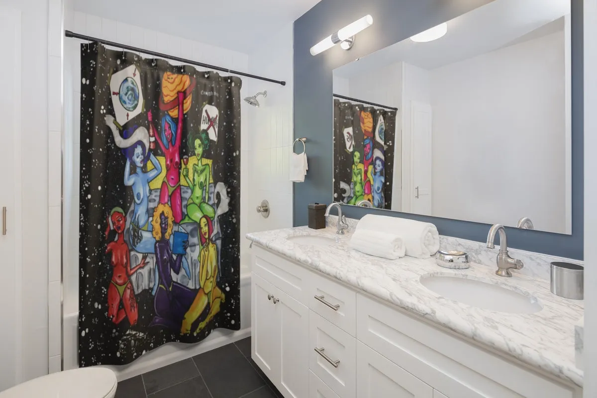 Shower Curtains / Tapestry - Girls Night