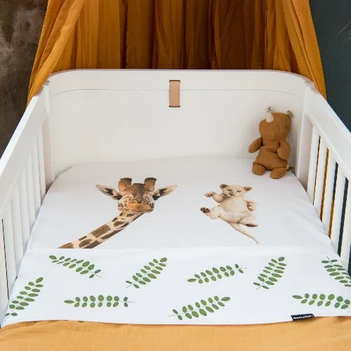 Snurk Kids Flat Sheet Wild Friends